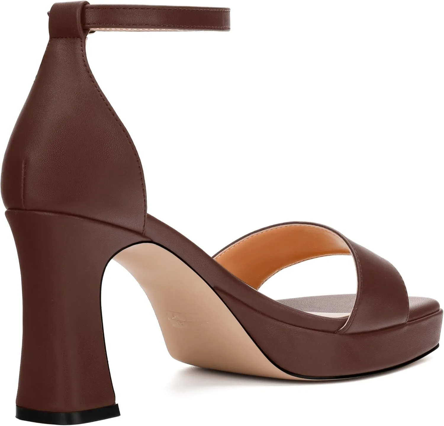 Platform Block Heels Sandals for Women, Fashion Women's Open Toe High Chunky Heels Ankle Strap Dress Sandals