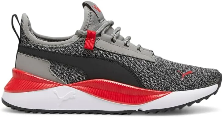 PUMA Kids Boys Pacer Easy Street Lace Up Sneakers Shoes Casual - Grey - Size 4.5 M