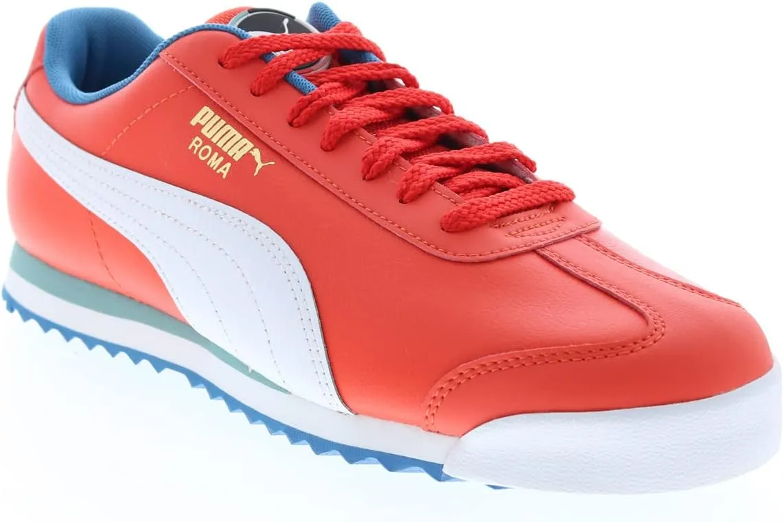 Puma Mens Roma Go for Red Lifestyle Sneakers Shoes 9