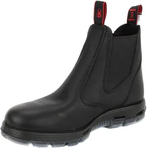 REDBACK UBBK BOOTS US 10 AU-UK 9 Black Slip-On Full Grain Leather Boot