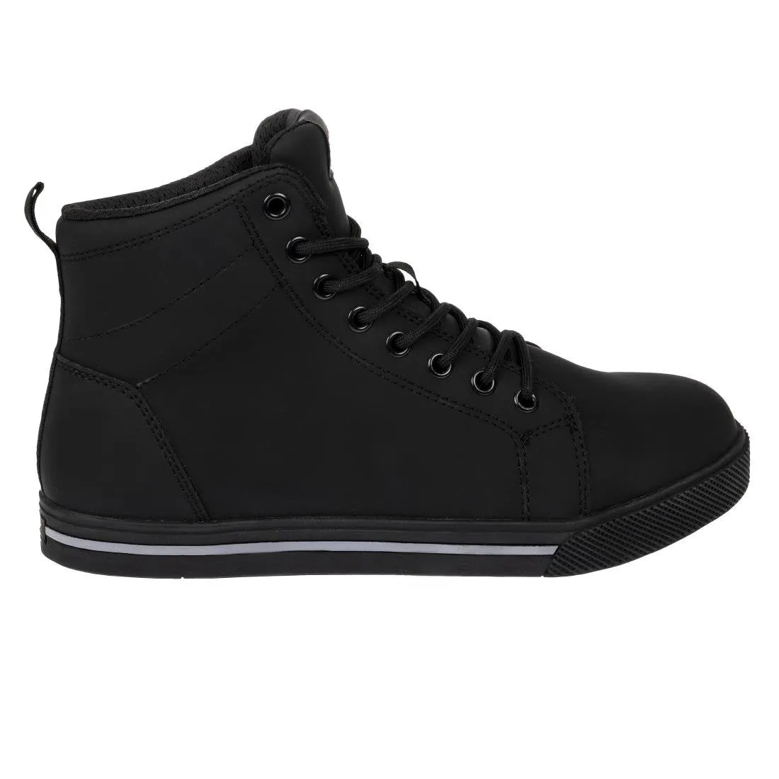 Slipbuster Microfibre Safety Hi Top Boots Matte Black 44