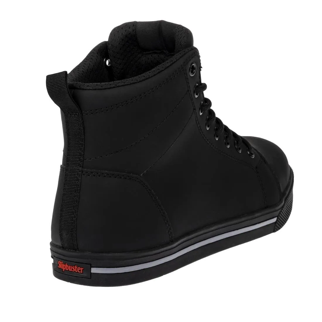 Slipbuster Microfibre Safety Hi Top Boots Matte Black 44