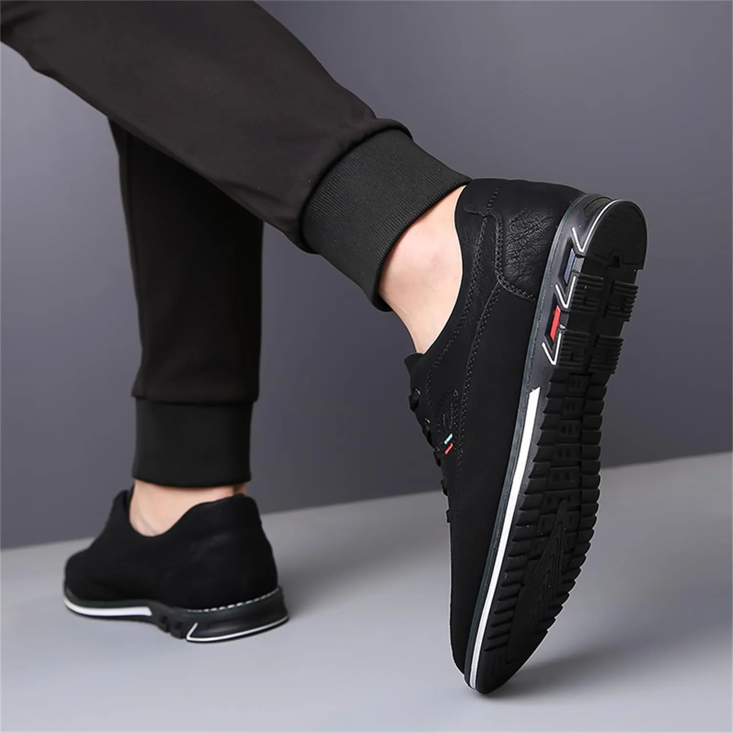 Veslexth Men Casual Business Shoes Lace Up Adjustable Loafers Driving Working Walking Party Formal Oxfords
