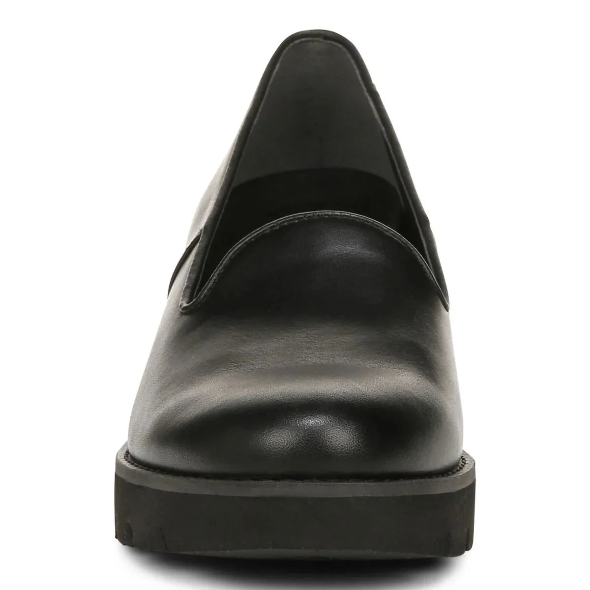 VIONIC WILLA WEDGE BLACK LEATHER