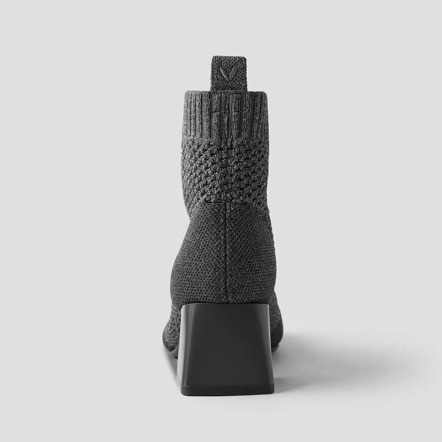 VIVAIA Melissa Women's Ankle Boots Slip on 1.77'' Chunky Block Mid Heel Booties Pointed Toe Retro-inspired Design