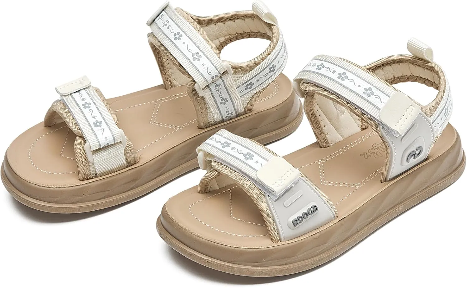 WUIWUIYU Boys Girls Sandals Summer Outdoor Athletic Kids Sport Water Open-toe Strap Shoes
