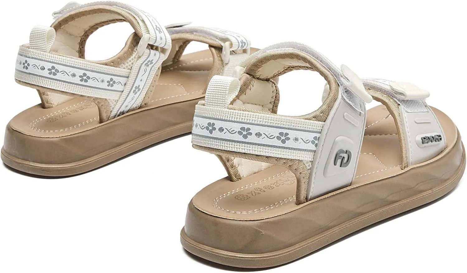 WUIWUIYU Boys Girls Sandals Summer Outdoor Athletic Kids Sport Water Open-toe Strap Shoes