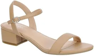 XAPPEAL Serenity - Women's Open Toe Low Block Heel Sandals